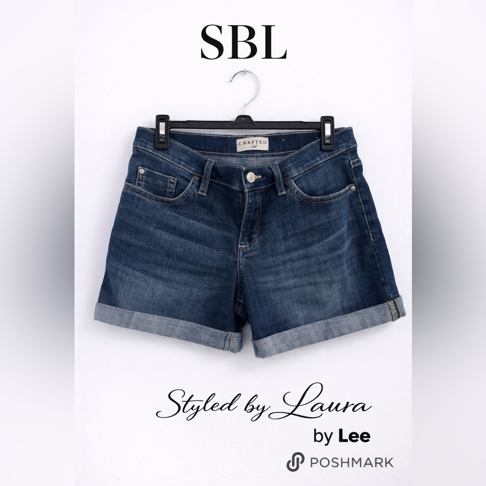 Lee “Crafted by Lee” Women’s Denim Shorts – Rolled Hem